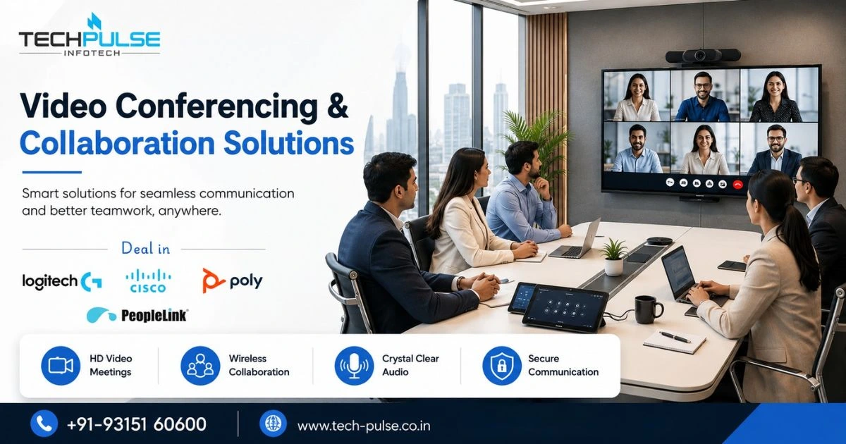 Transform Business Communication with a Video Conferencing System in Chandigarh Video Conferencing System in Chandigarh | TechPulse